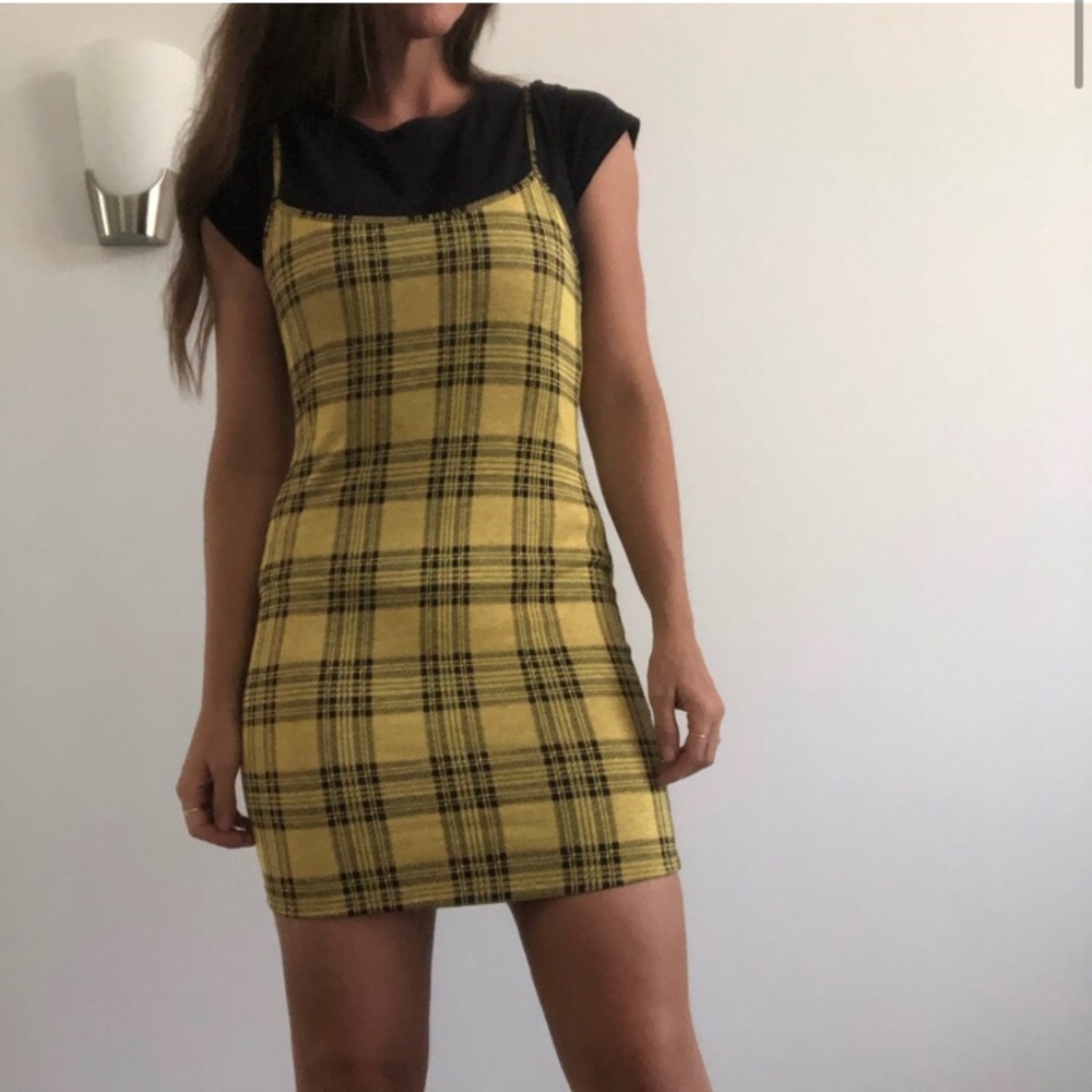 Y2K Plaid Mini Dress